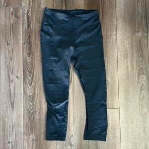 Cropped Dark Teal Lululemon Leggings